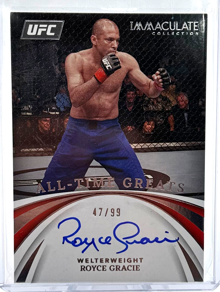 2022 Panini Immaculate UFC - Royce Gracie AT-RGC - All Time Greats /99