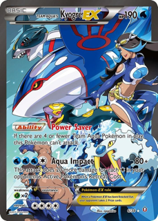 Team Aqua's Kyogre EX - Double Crisis (DCR)