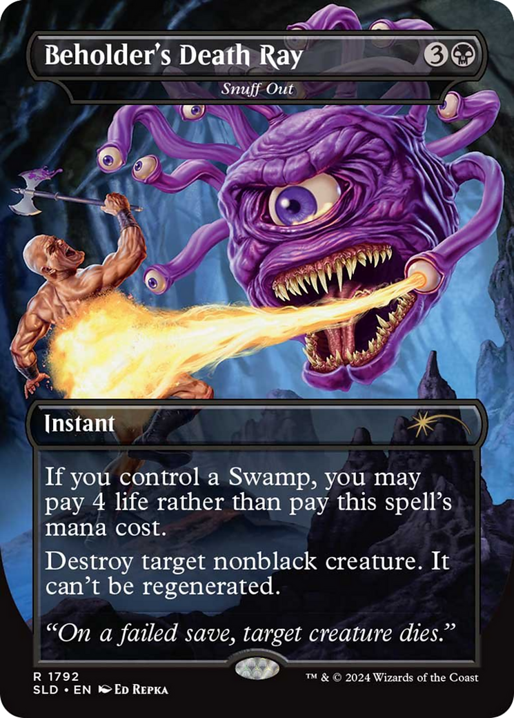 Beholder's Death Ray - Snuff Out (Rainbow Foil)