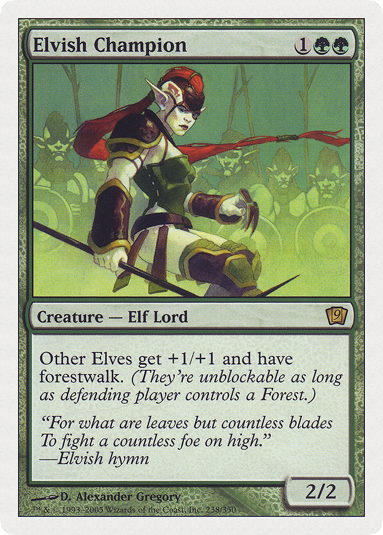 Elvish Champion - 9th Edition (9ED)