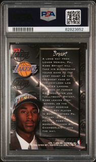 1996 Fleer Metal - Kobe Bryant 137 - PSA 7