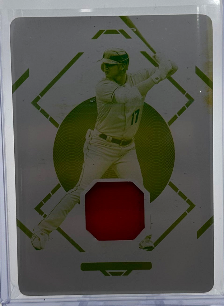 2021 Panini National Treasures Baseball - Shohei Ohtani 56 - Printing Plate Patch 1/1