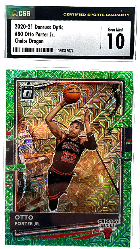 2020-21 Donruss Optic - Otto Porter jr. - Choice Dragon - CSG CGC 10