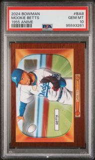 2024 Topps Bowman - Mookie Betts BA-8 - 55 Design Anime - PSA 10