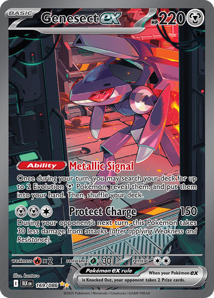 Genesect ex - 169/086 - SV: Black Bolt (BLK) – Cash Cards Unlimited
