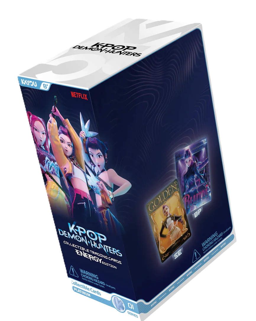 Kayou KPop Demon Hunters- World Tour Collectible Cards Hobby Box- Series 1 - Energy Edition