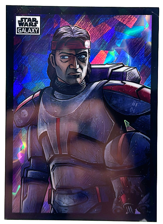 2022 Topps Star Wars Galaxy - Hunter 88 - Cracked Ice /150