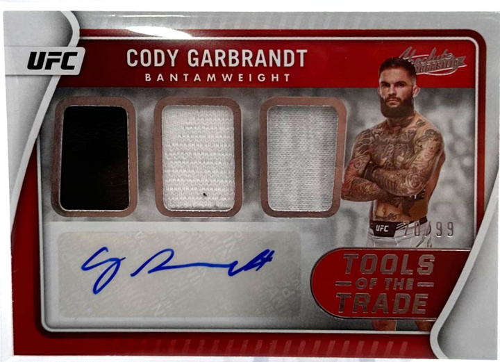 2022 Panini Chronicles UFC - Cody Garbrandt - Tools of The Trade Auto /99