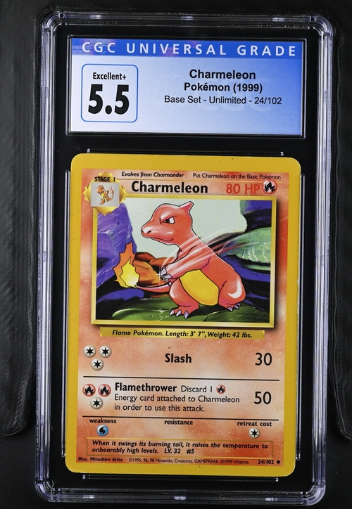 Charmeleon - Base Set - 1999 Pokemon - CGC 5.5