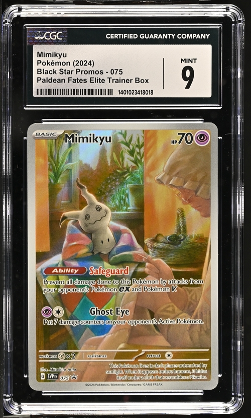 Mimikyu - 075  -Black Star Promos - 2024 Pokemon - CGC 9