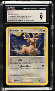 Stantler 016/034 Trading Card Game Classic - CLV, CLC, CLB  Charizard & Ho-Oh ex Deck - CLC - 2023 Pokemon - CGC 9