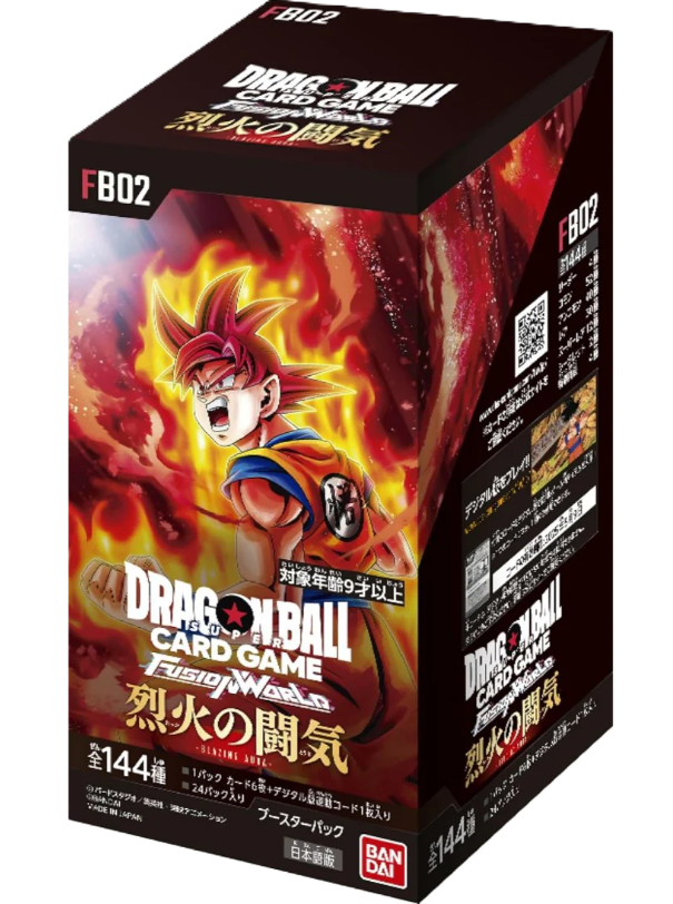 (Japanese) Dragon Ball Super Fusion World TCG: Blazing Aura FB02 Booster Box