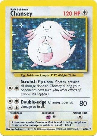 Chansey - Base Set (BS) - Unlimited Holofoil