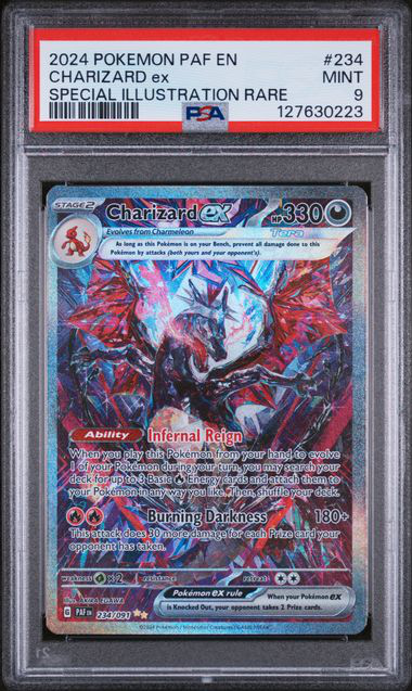 Charizard ex 234/091 - Paldean Fates - 2024 Pokemon - PSA 9