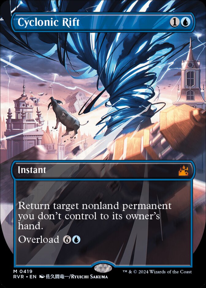 Cyclonic Rift (Anime Borderless) - Ravnica Remastered (RVR)