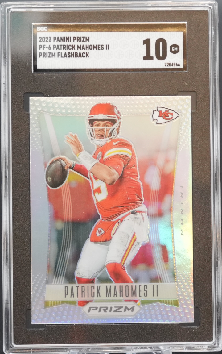 2023 Panini Prizm - Patrick Mahomes II - Prizm Flashback - SGC 10