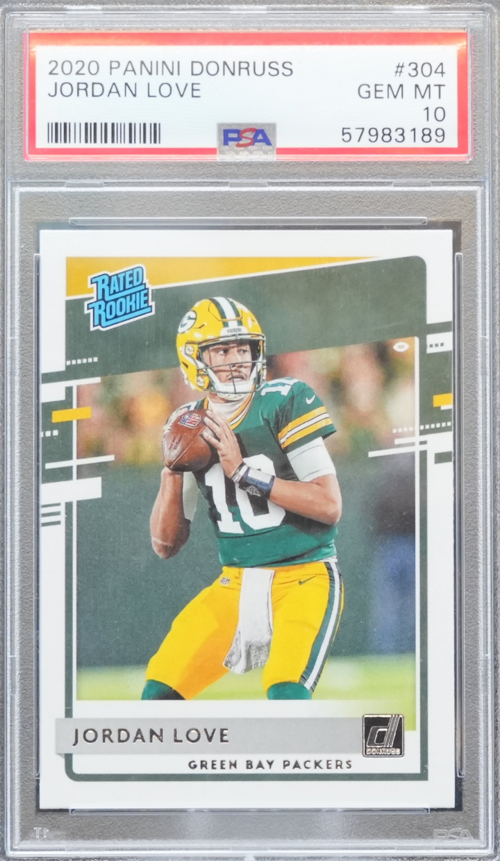 2020 Panini Donruss - Jordan Love 304 - PSA 10