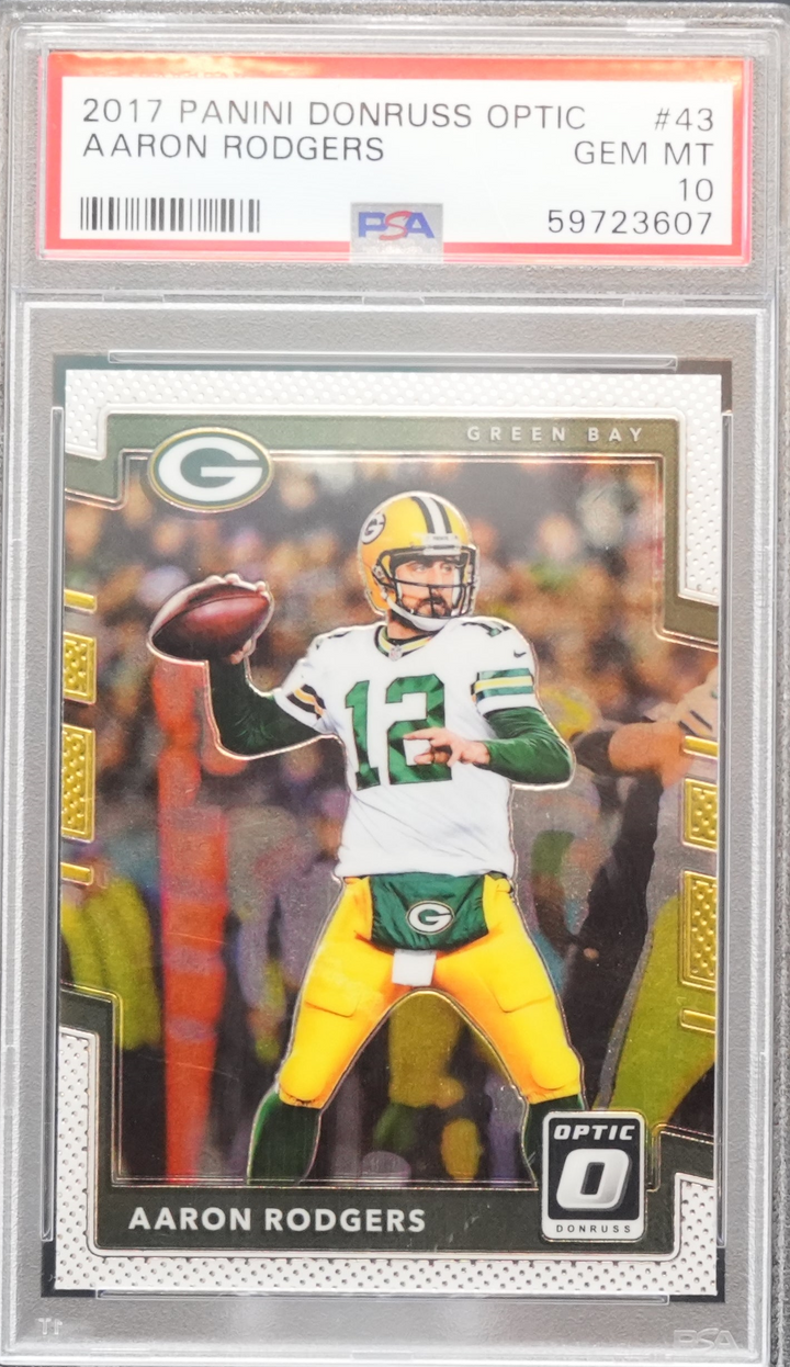 2017 Panini Donruss Optic - Aaron Rodgers 43 - PSA 10