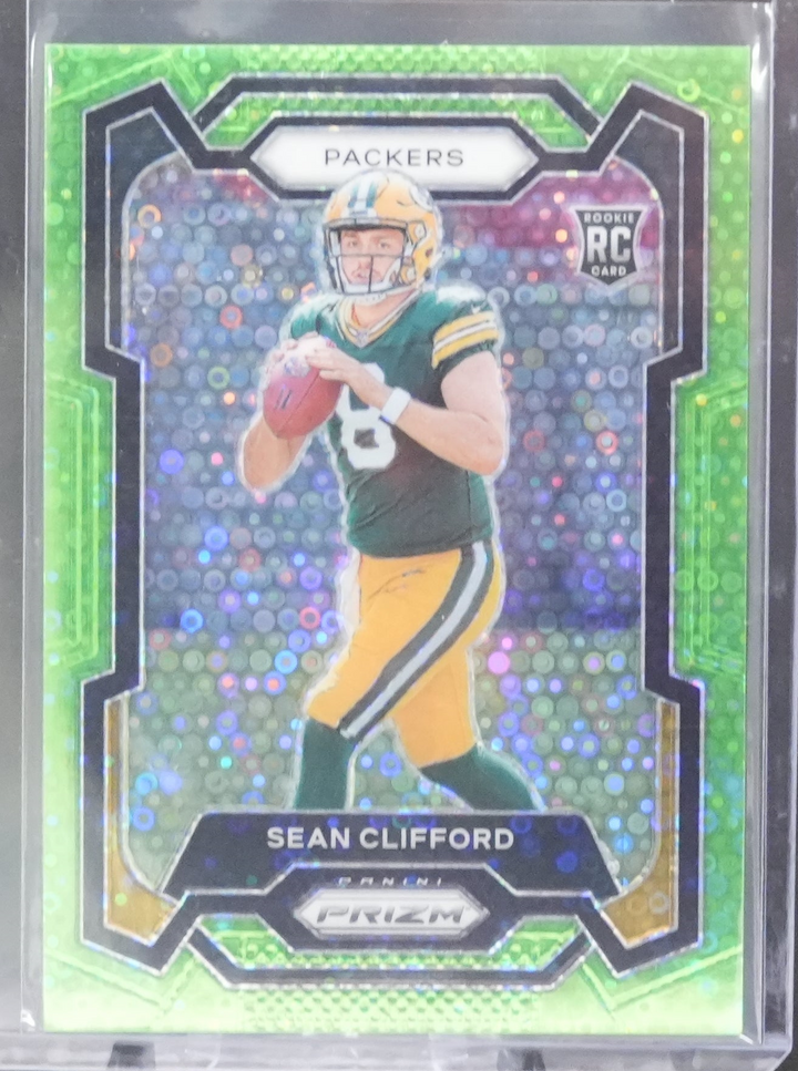 2023 Panini Prizm Football - Sean Clifford 338 - No Huddle Green /5