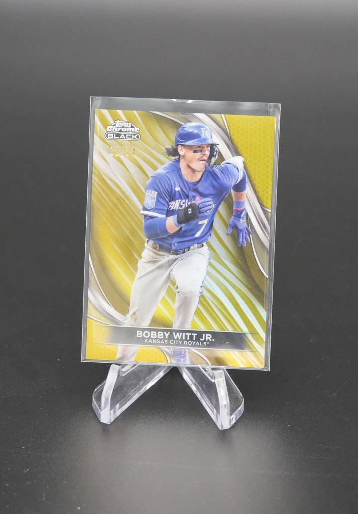 2024 Topps Chrome Black - Bobby Witt Jr 72 - Gold /50