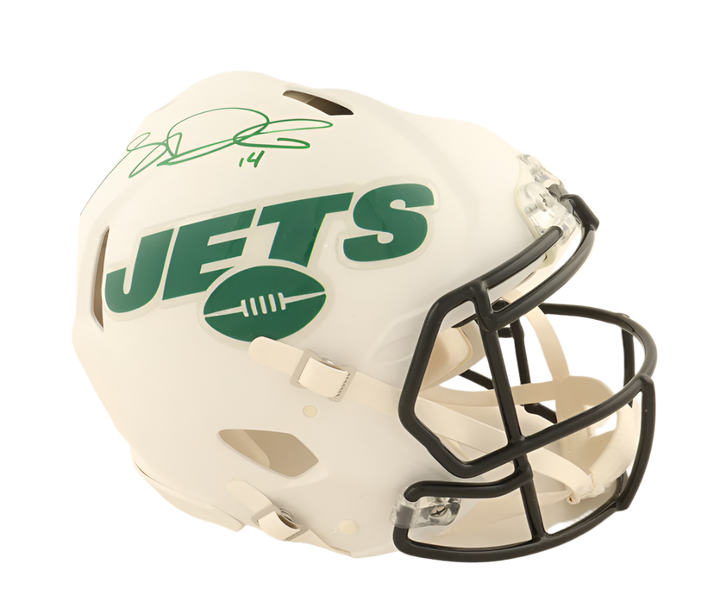 Sam Darnold Autographed Signed Full Size Authentic Alternate Flat White NFL Helmet