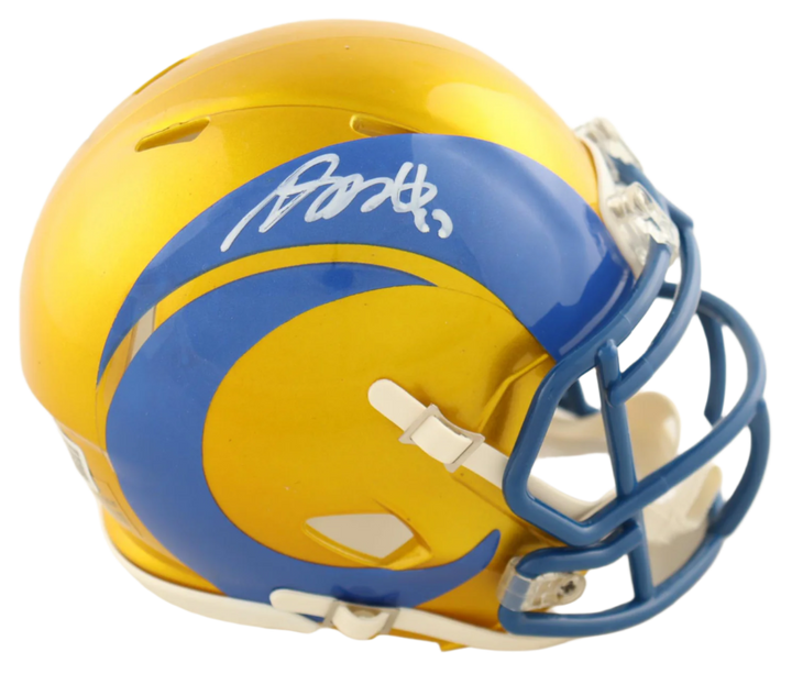 Davante Adams Autographed Signed Riddell Flash Alternate Mini Helmet - Beckett Certified