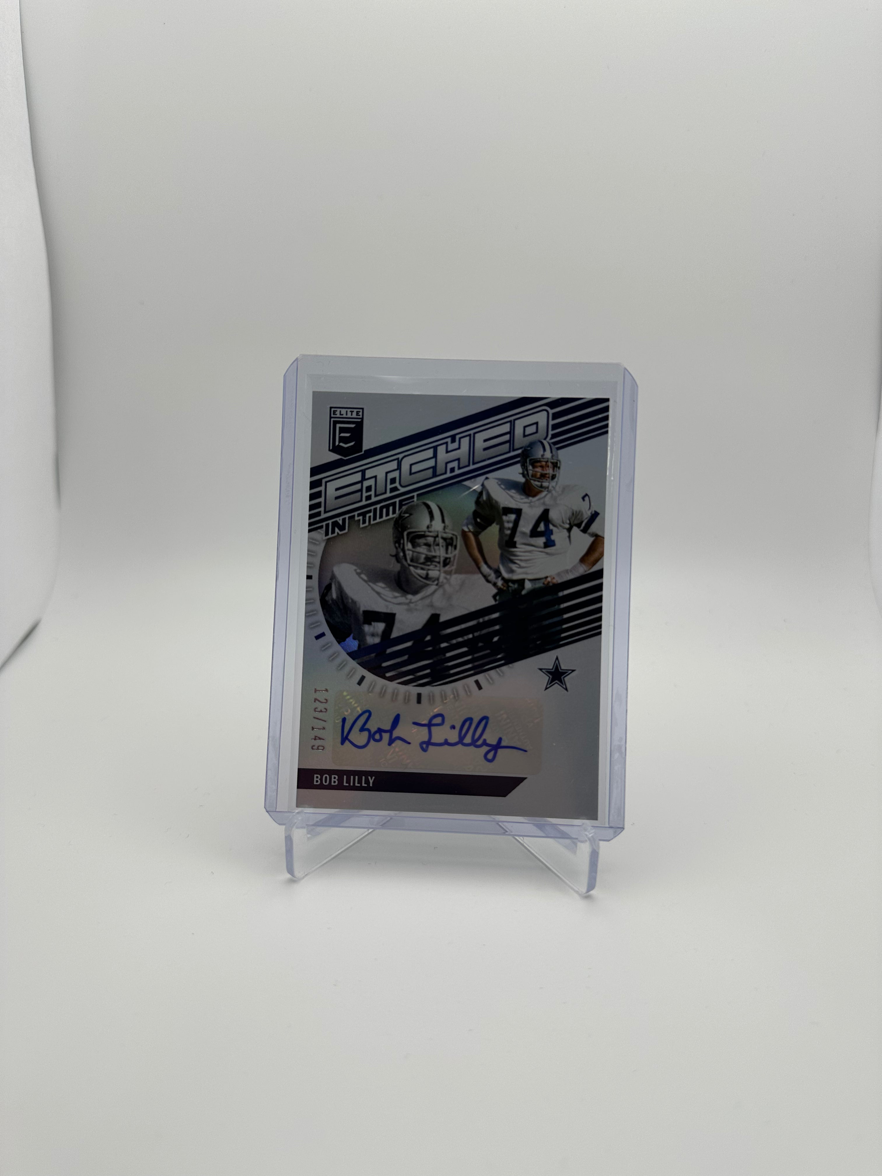 2023 Donruss Elite - Bob Lilly ET-BL -  Etched In Time Auto /199