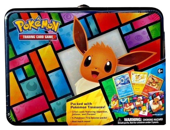 Eevee Pokemon Treasure Chest Tin - Miscellaneous Cards & Products (MCAP)