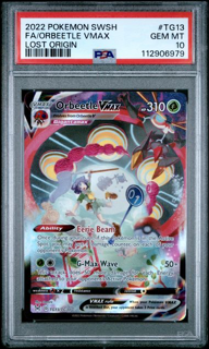 Orbeetle VMAX TG13/TG30 - Lost Origin - 2022 Pokemon - PSA 10