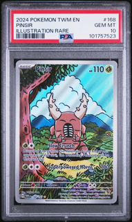 Pinsir 168/167 - Twilight Masquerade - 168/167 - 2024 Pokemon - PSA 10