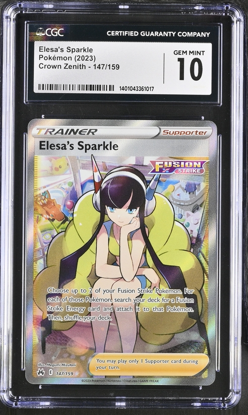 Elesa's Sparkle - Crown Zenith - 2023 Pokemon  - CGC 10