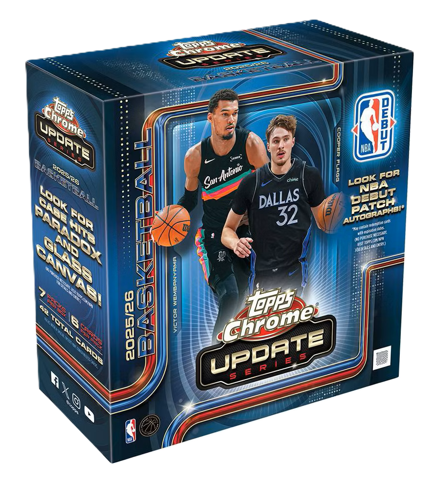 2025-26 Topps Chrome Update Series Basketball Mega Box (Sealed Plastic Retail Edition)