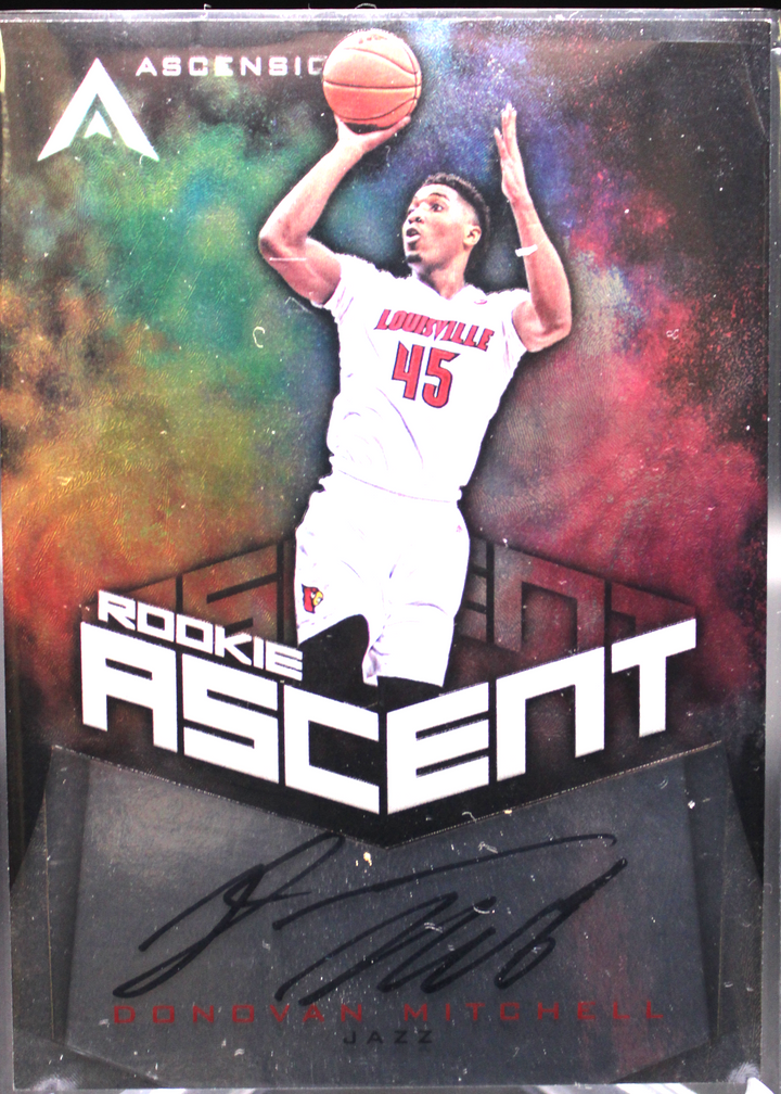 2017-18 Panini Ascension - Donovan Mitchell ASC-DON - Rookie Ascent Auto /299