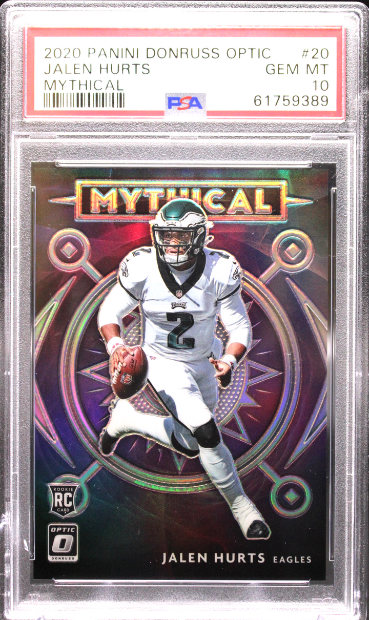 2020 Panini Optic Football - Jalen Hurts 20 - Mythical SP - PSA 10