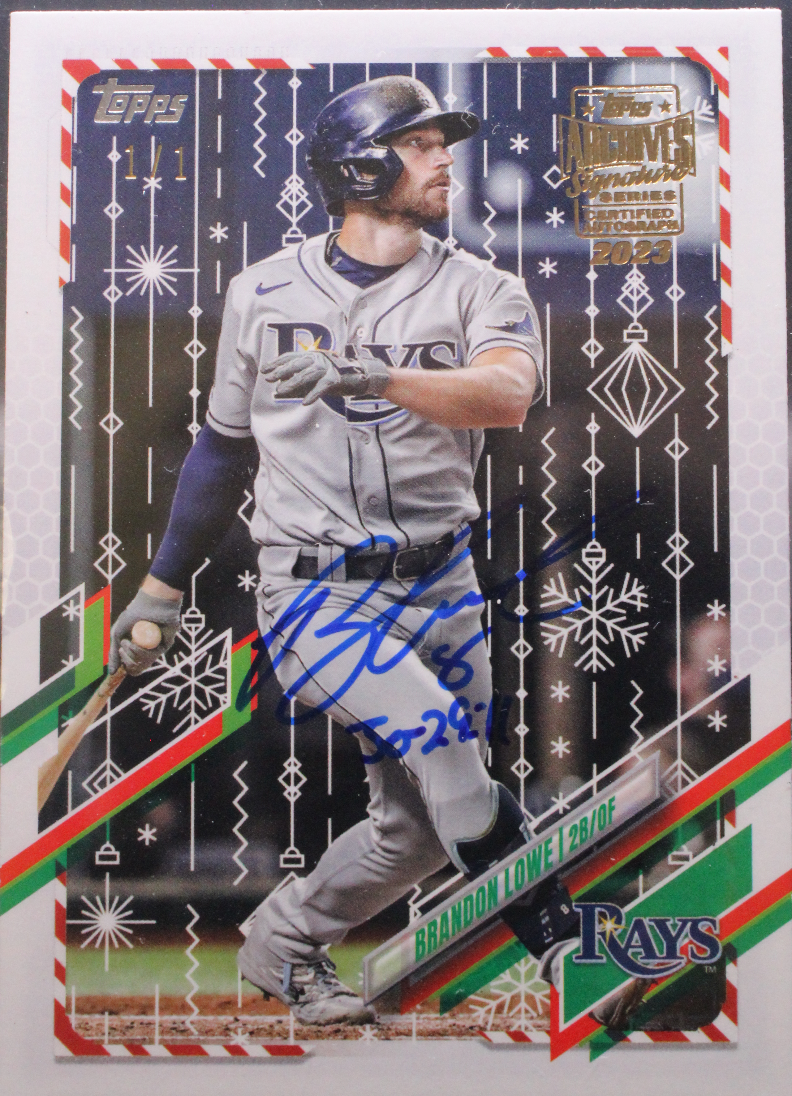 2023 topps archives signature エリオット・ラモス 1/1 サイン 1of1