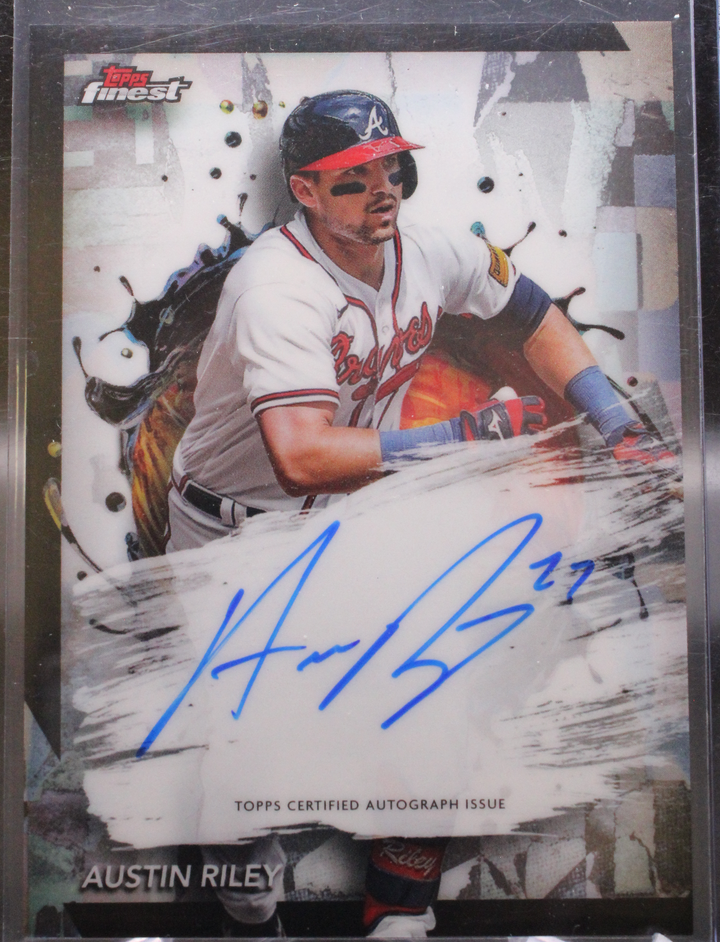 2024 Topps Finest Baseball - Austin Riley FA-ARI - Finest Auto