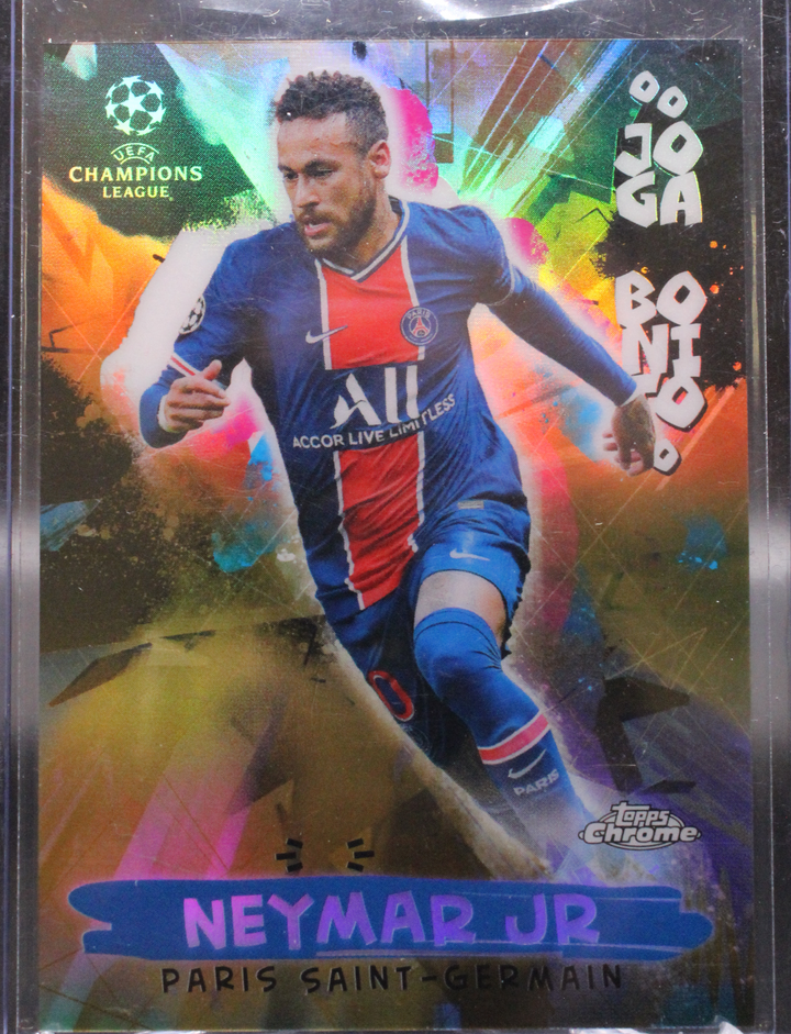 2020 Topps Chrome UCL - Neymar JR JB-5 - Gold /50