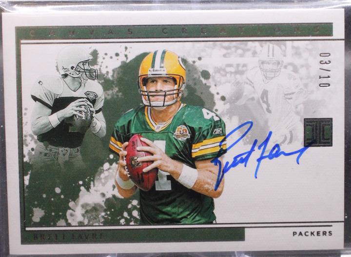 2020 Panini Impeccable Football - Brett Favre CC-BF - Canvas Creations /10