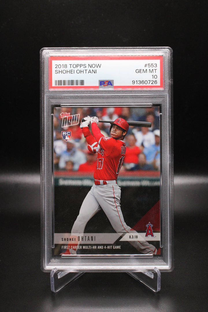 2018 Topps Now - Shohei Ohtani 553 - PSA 10