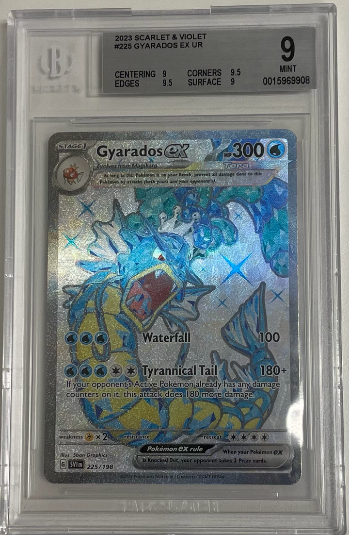 Gyarados Ex 225/198 - Scarlet & Violet Base - 2023 Pokemon - BGS 9