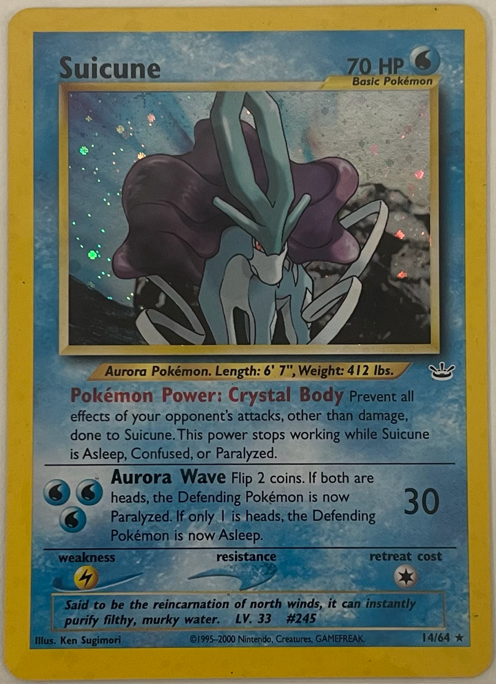Suicune 14/62 Holo - Neo Revelation (N3)