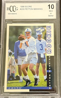 1998 Score Football - Tom Brady 130 - BCCG 10