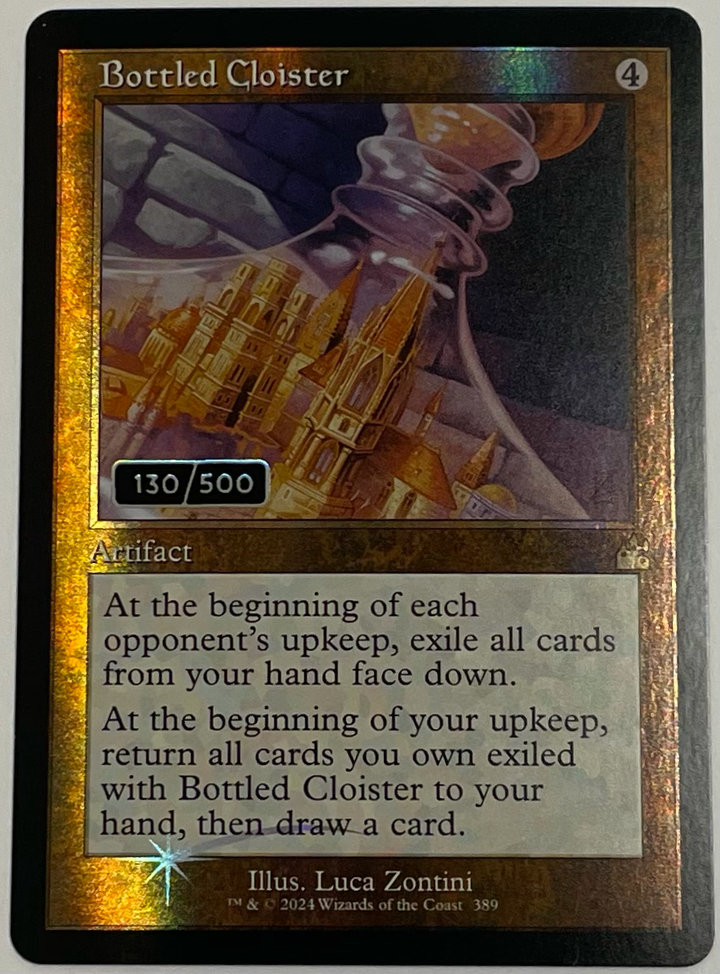 Bottled Cloister (Retro Frame) (Serial Numbered) - Ravnica Remastered (RVR)