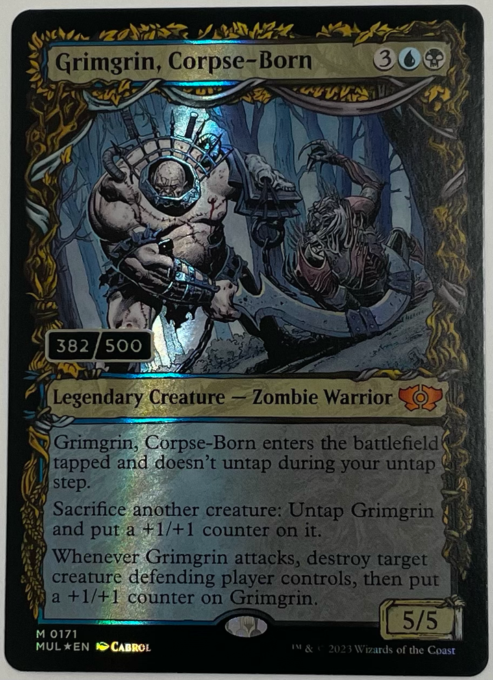 Grimgrin, Corpse-Born (Serial Numbered) - March of the Machine: Multiverse Legends (MUL)