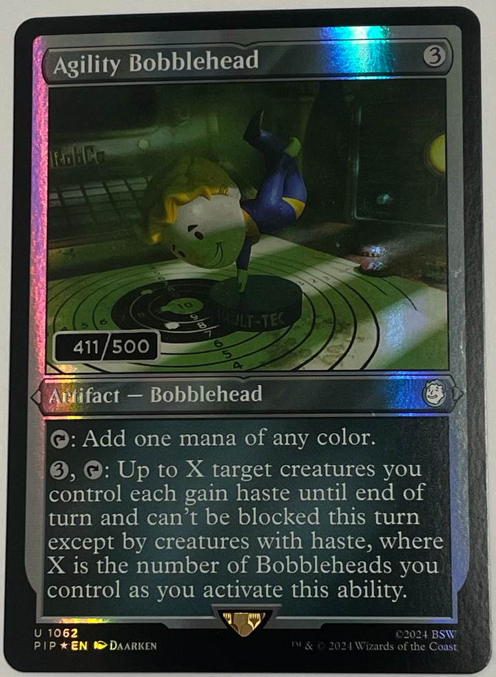 Agility Bobblehead (Serial Numbered) - Universes Beyond: Fallout (PIP)
