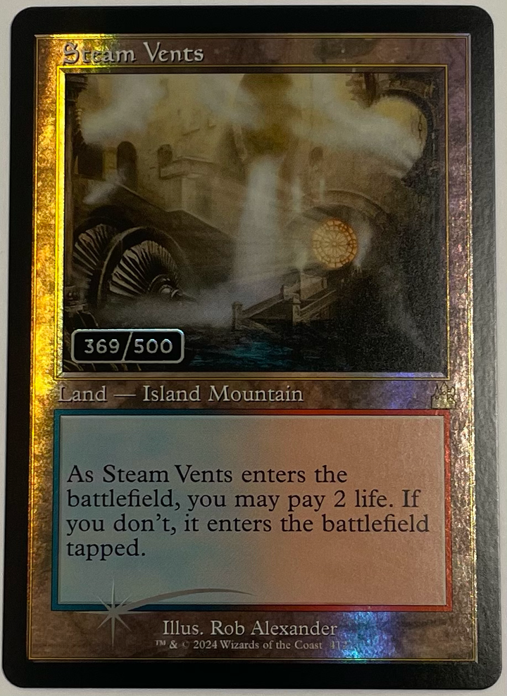 Steam Vents (Retro Frame) (Serial Numbered) - Ravnica Remastered (RVR)