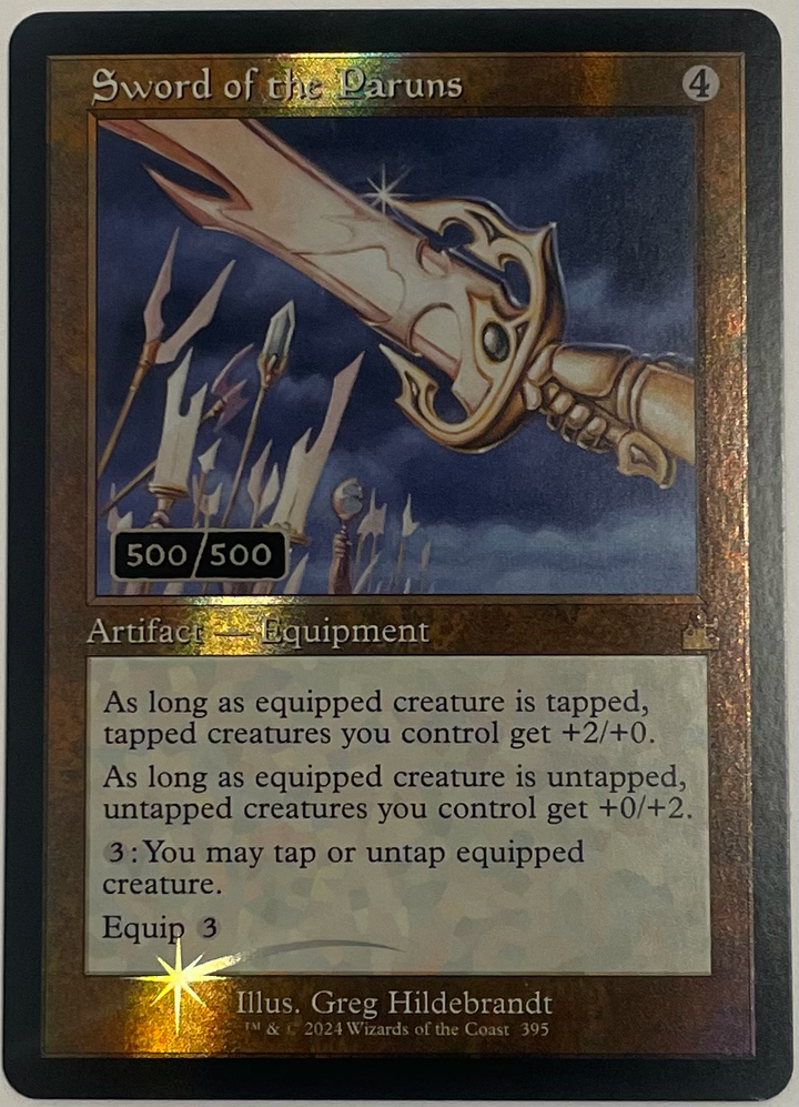 Sword of the Paruns (Retro Frame) (Serial Numbered) - Ravnica Remastered (RVR)
