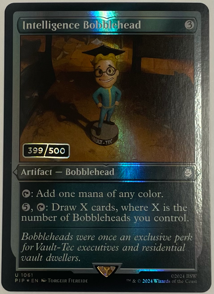 Intelligence Bobblehead (Serial Numbered) - Universes Beyond: Fallout (PIP)