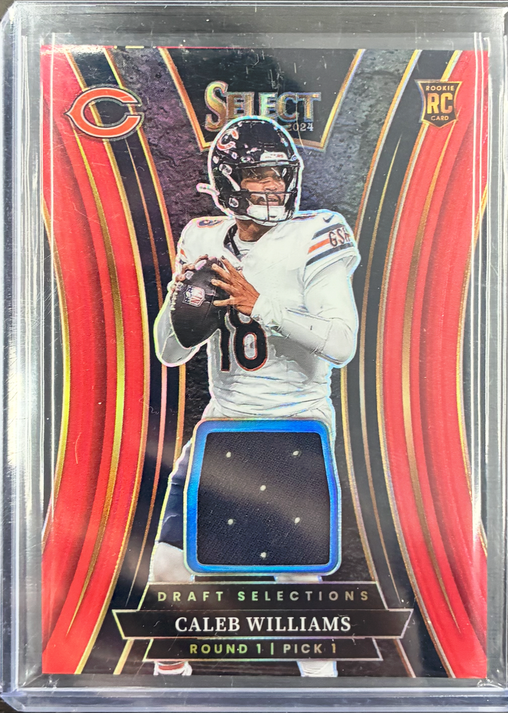 2024 Panini Select Football - Caleb Williams Draft Selections Rookie Relic