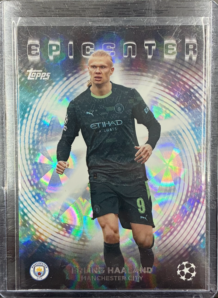 2025-26 Topps UEFA Champion's League - Erling Haaland #EC-5 - Epicenter Case Hit Insert